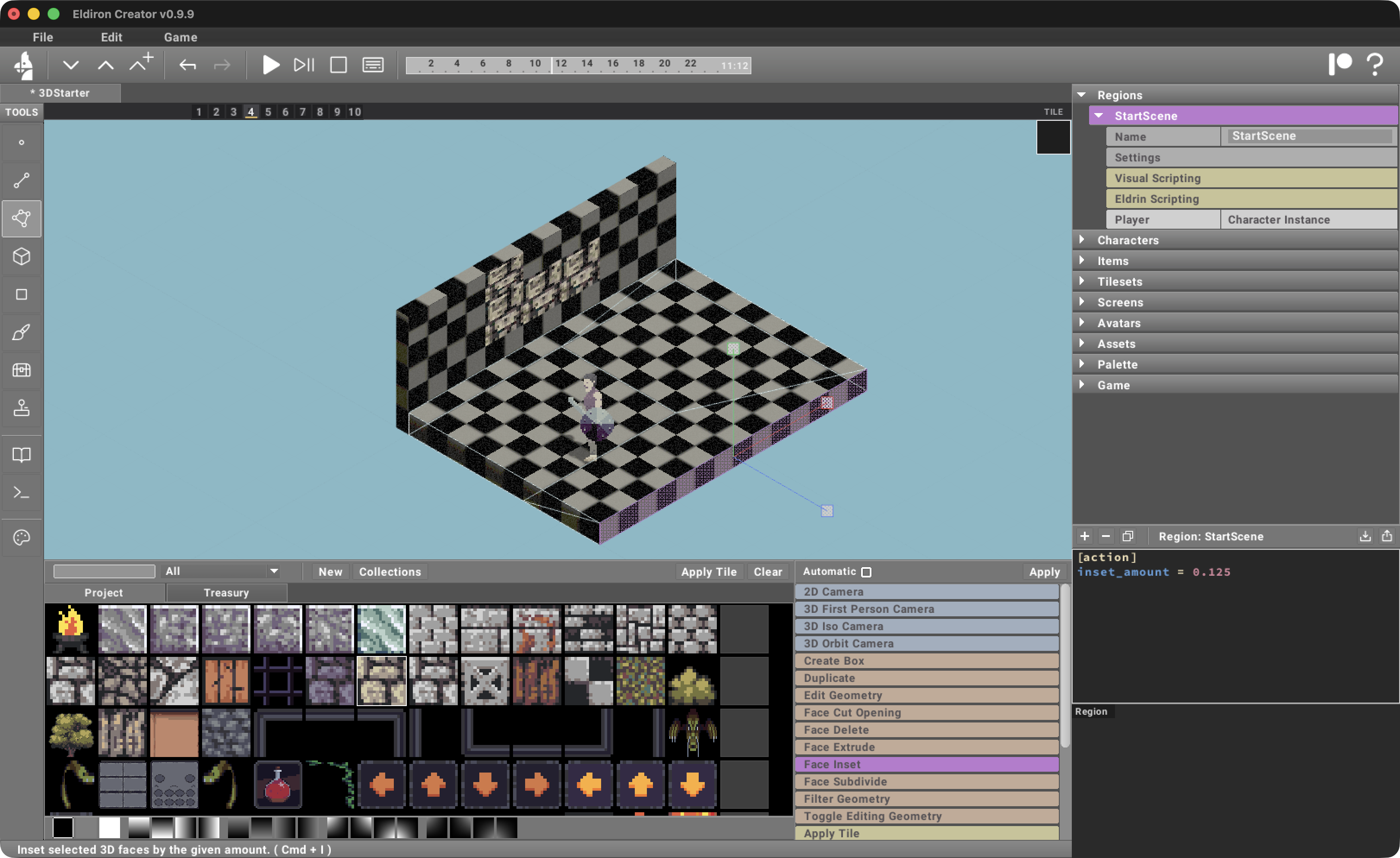 Eldiron turn-based simulation screenshot