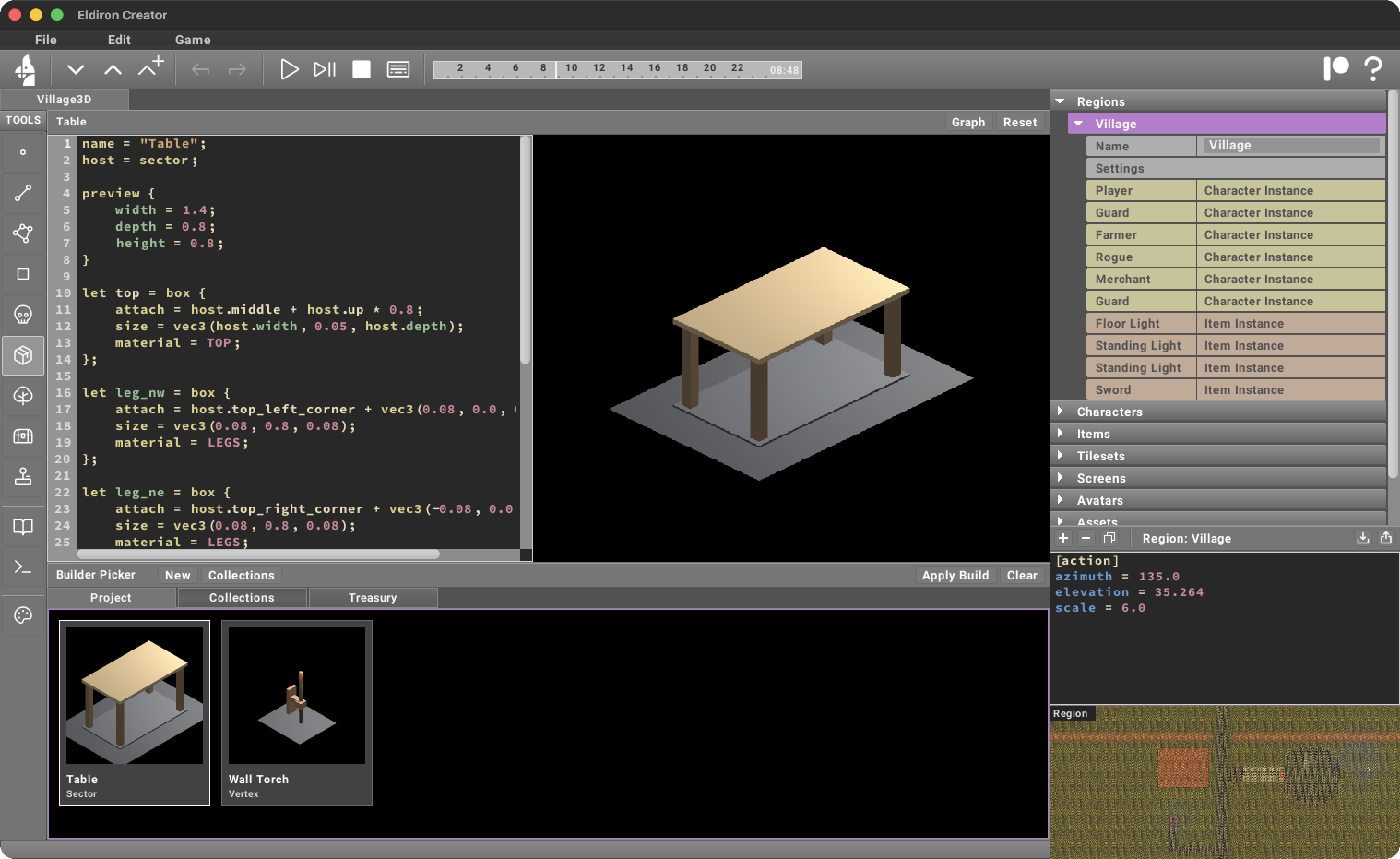 Builder Graph preview